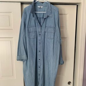 Denim Shirt Dress